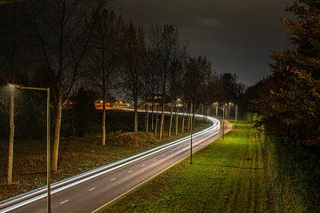 Markiezaatsweg am Abend in Bergen op Zoom von Lars Mol