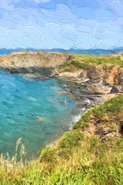 The Pembrokeshire coast in Wales