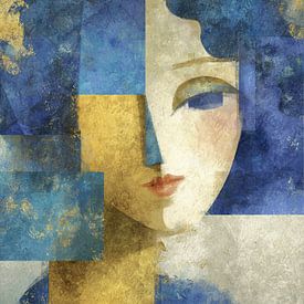 Woman Blue by Art Whims