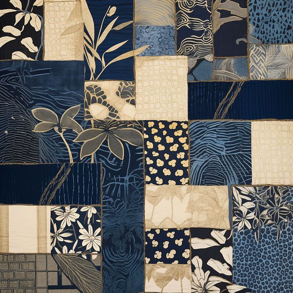 Abstract Botanica by Color Square