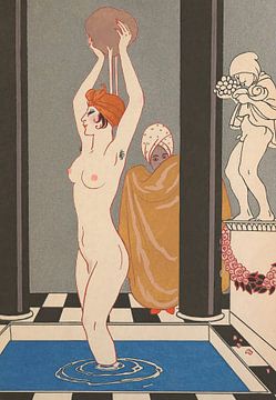 George Barbier - La Vasque (1914) van Peter Balan