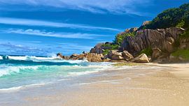 Een droomstrand op de Seychellen van Bastian Oertel