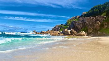 Traumstrand auf den Seychellen