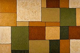 Motif géométrique dans les tons de terre sur Art & Soul Creations