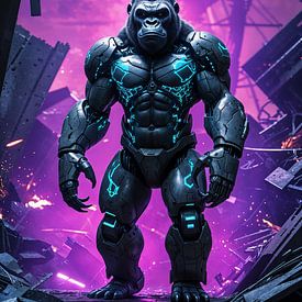 Gorilla Kampfmaschine Science-Fiction von Liona Toussaint