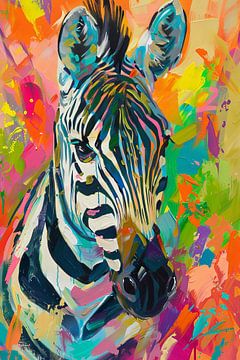 Zebra van Poster Art Shop