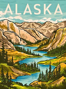 Bezaubernde Ansichten von Alaska