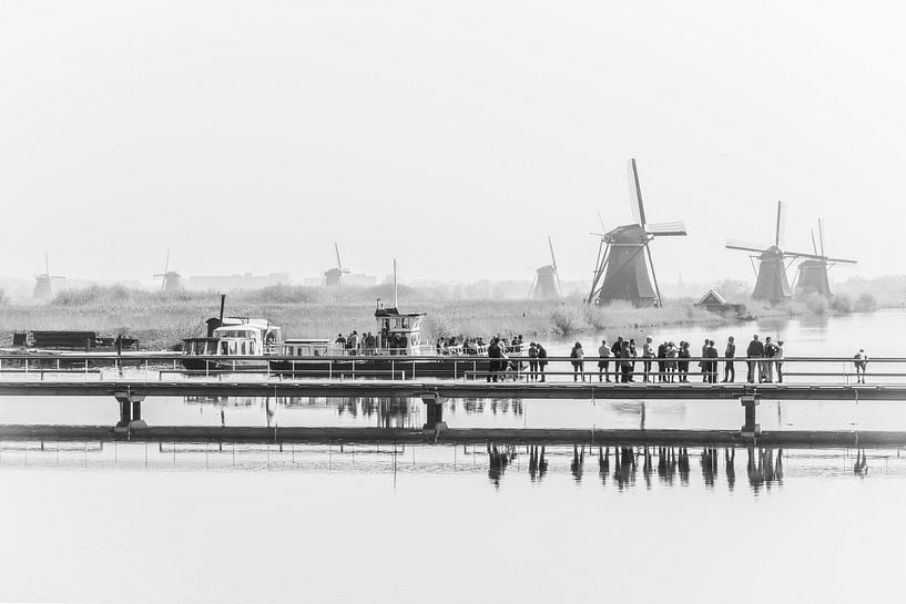 Kinderdijk uitzicht van Robert van Walsem