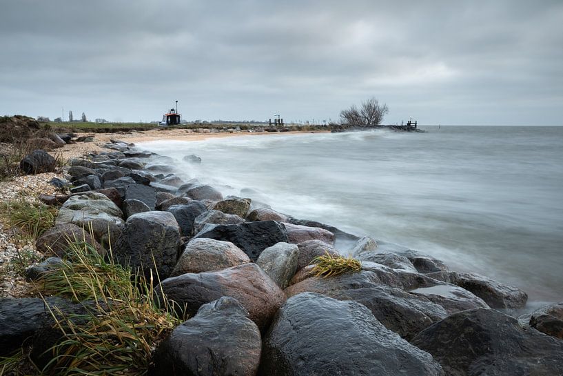 Ungestümer Morgen auf dem Markermeer von Bram Lubbers