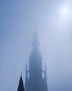 Great Church Breda in the fog by JPWFoto thumbnail