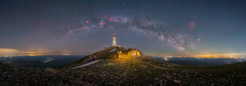 Mont Ventoux Galaxy panorama by Jeroen Lagerwerf