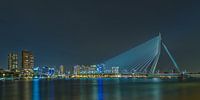 Erasmusbrücke in Rotterdam am Abend - 2 von Tux Photography Miniaturansicht
