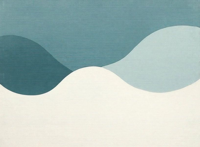 Blue Abstract by Modern Collection