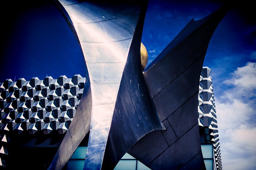 Straßenkunst in Blau von A. David Holloway