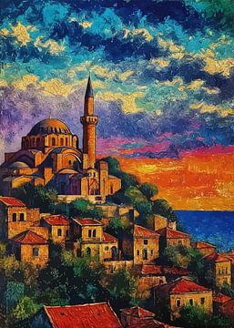 Hagia Sophia, zonsondergang van MIROKKU