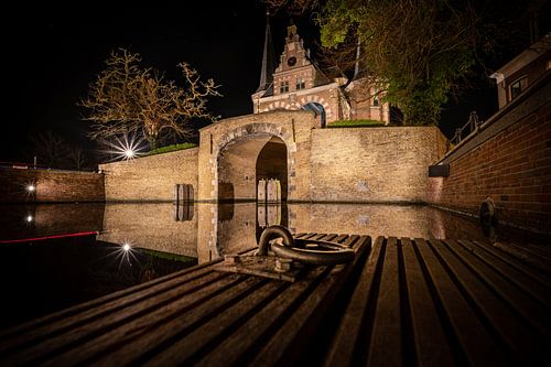 Watergate of Sneek from the city canal