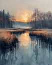 Landscape Modern Painting. by AVC Art Studio thumbnail
