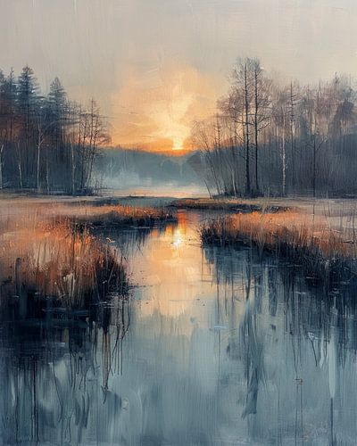 Landscape Modern Painting.