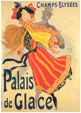 Jules Chéret - Palais de Glace. Champs-Elysées van Peter Balan