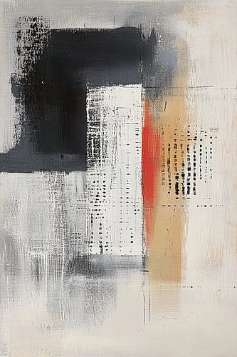 Contraste | Trait rouge gras