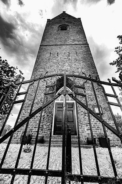 Church Friesland Skies by Frank Slaghuis