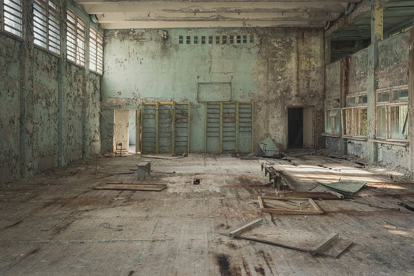 Salle de sport de Tchernobyl par Perry Wiertz