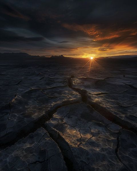 Ontwaken van de woestijnvlakte van fernlichtsicht