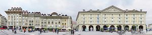 De Kornhausplatz in de oude binnenstad van Bern van Panorama Streetline