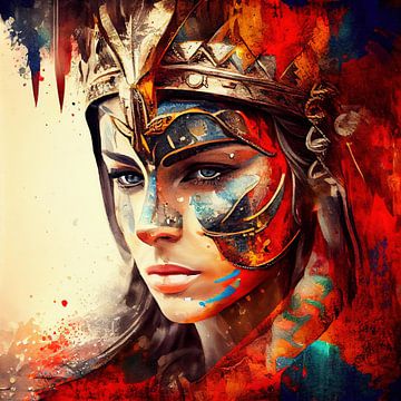 Powerful Warrior Woman #3 by Chromatic Fusion Studio