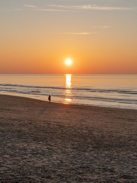 Golden Serenity - Fine Art Photography from Wijk aan Zee by Dagmar Pels