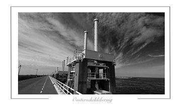 Eastern Scheldt storm surge barrier by Richard Wareham