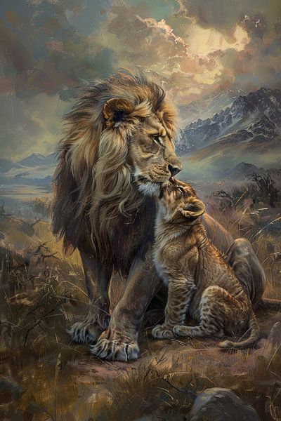 Löwen von Poster Art Shop