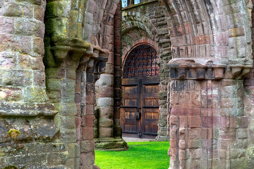 The ruins of Arbroath Abbey by Jürgen Wiesler