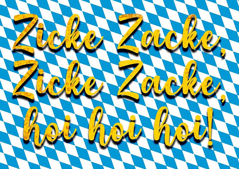 zicke zacke zicke zacke hoi hoi hoi by Creative texts