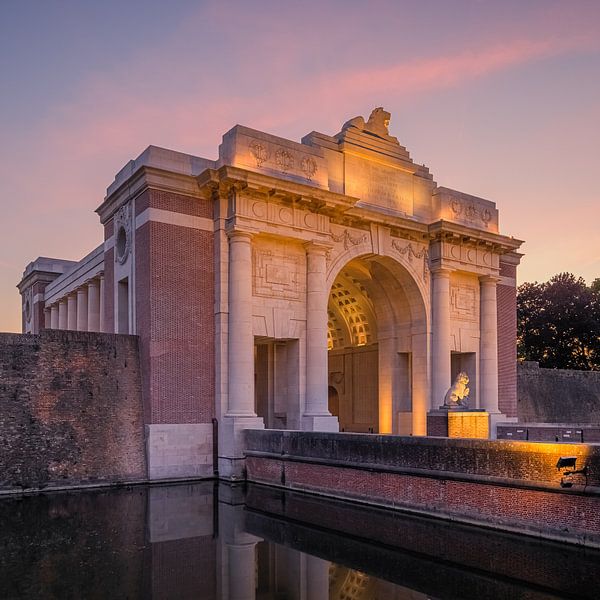 Sunset at the Menin Gate, Ypres by Henk Meijer Photography
