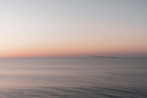 Oranje zonsondergang op Sicilië