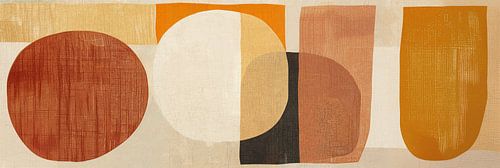 Œuvre d'art abstraite organique