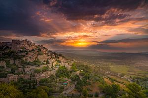 Gordes at sunrise von Rob Bout