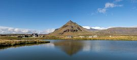 Panorama of Arnarstapi, Iceland. by Bart Ceuppens