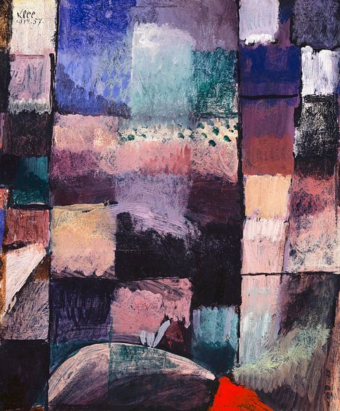 About a motif from Hammamet (1914) painting by Paul Klee. by Studio POPPY