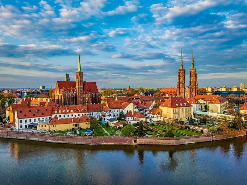 Old town of Wroclaw, Poland by Michael Abid