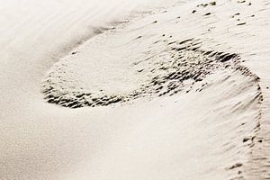 Forme du sable de la plage
