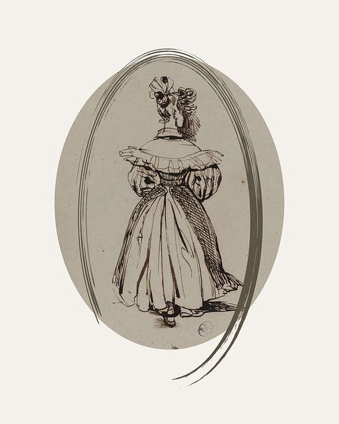 le fantasme de la fille | Historical Print | Romantic, Chic by NOONY