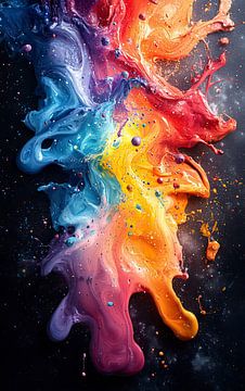 Cosmic Color Burst by Jaudat Efendi
