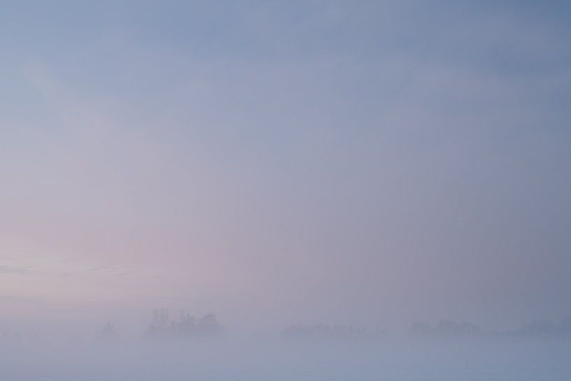 Winter Sunset III by Guy de Nooij