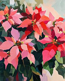 Poinsettia Splendour by Wonderful Art