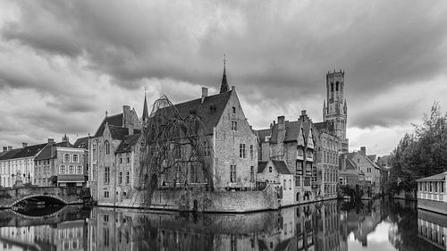 Rozenhoedkaai in Brugge, België