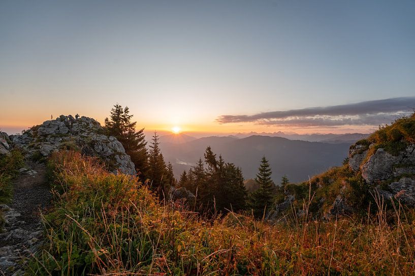 Sunrise on the Grünten by Leo Schindzielorz