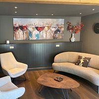 Klantfoto: Wijn! Schilderij Wijn van ARTEO Schilderijen, als ArtFrame