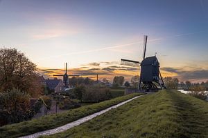 Remparts Heusden Coucher de soleil sur Zwoele Plaatjes